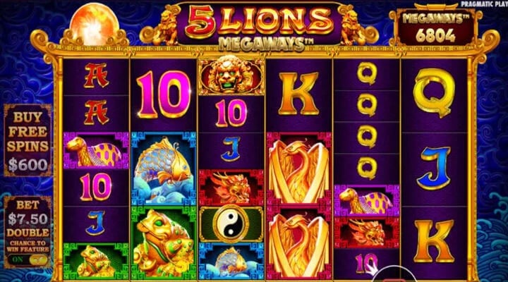5 Lions Megaways Screenshot 1